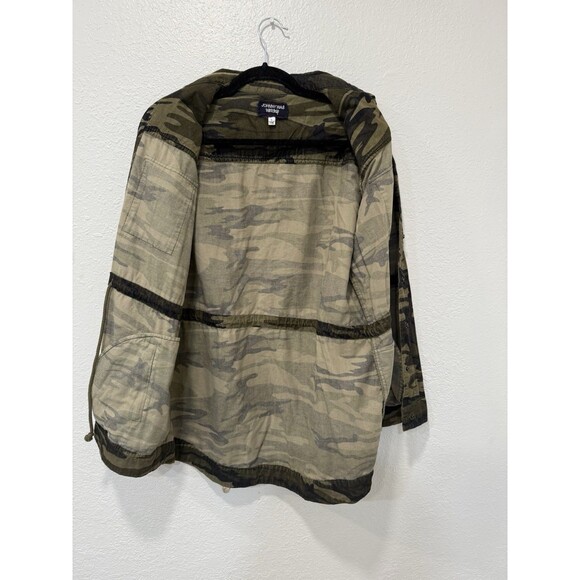 Johnny Was Workshop Shacket Womens Raquel Floral Drawstring Camo Jacket Sz S - Picture 4 of 6